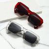 Gafas de sol cuadradas de montura pequeña 2024, gafas de sol de moda europea y americana, gafas de sol personalizadas con protección solar de viaje Advanced Sense Ins