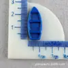 Paisaje de Barco Pequeño Accesorios de Resina de Cangrejo para Manualidades Flotador Anillo Salvavidas Estrella de Mar Ancla Adorno Flotador Accesorios de Delfín Mini para Manualidades