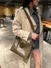 Bolso de Mujer de Cuero Genuino, Estilo Casual, Bolso Tote de Piel de Vaca Curtida al Vegetal de Grano Superior, Bolso de Hombro de Gran Capacidad, Bolso Cruzado Simple Versátil