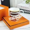Taza de Cerámica Transfronteriza Taza de Moda para Parejas Taza para Desayuno Taza para Leche Taza de Café para el Hogar Regalo Taza para Agua