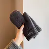Nuevos Guantes de Invierno para Mujer, Tejidos con Forro Polar, Engrosados para Calidez, Manoplas para Estudiantes, Adecuados para Ciclismo al Aire Libre en Invierno, Algodón a Prueba de Frío