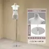 Soporte de Exhibición Modelo Original de Cuerpo Plano de Gama Alta Maniquí Muñeco Accesorios Tienda de Ropa para Mujer Maniquí de Vitrina de Tienda de Ropa de Medio Cuerpo Femenino