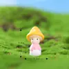 Adornos de micropaisaje de musgo, adornos suculentos, muñeco de hongo, materiales DIY