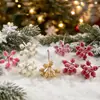 Decoração de feriado transfronteiriça Série de Natal Enfeites de feriado para casa Adereços Romã de nove cabeças artificial Galhos decorativos de cristal de gelo