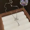 Collar de Lazo de Perlas Diseño Femenino Sentido de Diseño No se Desvanece Verano Nicho Sentido de Alta Gama Todo Combina Cadena para Clavícula Joyería de Acero de Titanio