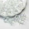Oso de Vidrio Agujero Vertical Luz Fantasía Agujero Recto Accesorios de Cristal Hecho a Mano DIY Cadena para Teléfono Móvil Pulsera Collar Accesorios de Cuentas