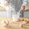 Taza medidora con escala, Taza de plástico, Resistente a altas temperaturas, Taza medidora pequeña, Cuchara medidora, Herramienta especial para hornear para tiendas de té de leche, Uso doméstico