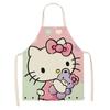 Venda Direta de Fábrica Babadores Hello Kitty Avental Infantil Gato Rosa Limpeza Avental Adulto Suporta Personalização