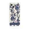 Comércio Exterior Mais Vendido Capa de Celular Floral Azul Retrô Adequada para Apple 18Pm Modelo Estiloso Iphone17 Capa Macia de Silicone