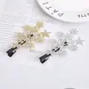 Estilo Coreano Celebridad de Internet Estilo Hada Mori Clip de Pato Super Hada Pasador para el Cabello Tocado Gypsophila Gypsophila Pasador Totalmente de Diamante Clip para Flequillo Lateral