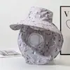 Sombrero Chal de ala ancha para mujer de verano, Modelo popular para trabajar en los campos, Sombrero de protección solar, Sombrero de sol para playa al aire libre, Sombrero para recolectar té
