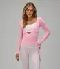Nuevo Ropa de Yoga con Cordones Estilo Transfronterizo, Top Deportivo Fitness Pilates, Ropa Deportiva Estilo Ballet de Manga Larga, Ropa para Entrenamiento de Barre