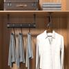 Móvel Baixo Guarda-Roupa Top Varão para Pendurar Roupas Armário Suspenso Armário para Pendurar Roupas Varão Longo Estreito Fixação do Varão Vertical Interno do Armário