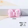 Animales de Dibujos Animados Lazo Creativo DIY Pegamento de Crema Funda para Teléfono Móvil Pasador Hecho a Mano Taza de Agua Accesorios de Resina Venta al por Mayor