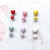 Mini color estrella de cinco puntas amor garra uña ropa accesorios muñeca bjd botón diy juguete muñeca Remache