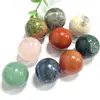 Amazon Cross-Border Venda Quente Cristal Rosa Natural 20mm Contas Redondas Não Porosas Pedra Solta Acessórios para Pulseira DIY Fabricante Atacado