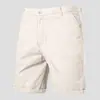 Cross-Border 2026 Novos Shorts Casuais de Algodão para Comércio Exterior Masculino, Calça Social Reta de 5 Pontos, Tamanho Grande, Cor Sólida, Roupa Masculina Estilo Comércio Exterior