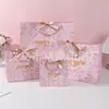 Bolsas de Regalo Listas para Usar, Bolsas de Papel Coloridas, Bolsas de Embalaje Transfronterizas, Bolsas de Regalo para Festividades, Bolsos de Mano para Ropa, de Alta Gama