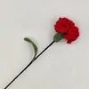 Adornos de Clavel Tejidos a Crochet, Productos Terminados Tejidos con Hilo, Flores Artificiales Tejidas