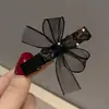 Accesorios Avanzados para el Cabello Pasador de Pedrería Parte Trasera de la Cabeza Pasador de una Palabra Pinza de Pato Flequillo Lateral Pinza de Lazo Pasador de Cinta