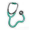 Serie de salud de enfermera médica pieza acrílica pasador parche pasador DIY aretes accesorios de joyería 1Yc47994