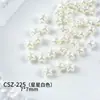 Acessórios para Unhas Coloridos Macaron, Pérolas Barrocas de Alto Brilho, Estrelas em Formato de Coração, Decorações de Unhas em Resina, Enviado de Guangzhou