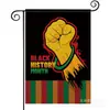 Bandera de Jardín de Nuevo Producto Transfronterizo Junio Jardín de la Historia Negra Bandera Juneteenth Decoración Exterior para Patio Bandera del Día de la Libertad