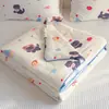 Colcha de verano de punto de algodón para niños, colcha fina de verano para una persona lavable a máquina, colcha de verano para dos personas
