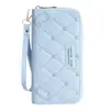 Estilo Coreano 2023 Nueva Llegada Billetera de Mano para Mujer Larga con Cierre Multifunción Billetera Versátil de Gran Capacidad Billetera para Teléfono Móvil