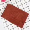 Toalla cuadrada pequeña no suelta pelusa absorbe agua color liso con gancho para el hogar cocina toalla de mano regalo para coche