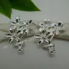 DIY acessórios de hardware latão chapeamento bouquet cor prata acessórios de cabelo antigo material antigo hairpin material