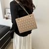 Bolsa Rhomboid Cadeia Grande Capacidade Bolsa Feminina 2024 Novo Nicho Ins All-match Moda Moda Moda Crossbody Bag