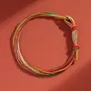 Pulsera de Cuerda Colorida del Festival del Bote del Dragón, Pulsera de Hilo de Cinco Colores Zongzi Tejida a Mano, Accesorio de Cuerda Tejido a Mano Estilo Tradicional Chino
