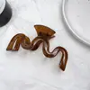 Presilha de Cabelo com Toque de Luxo, Presilha Grande de Tubarão para a Parte de Trás da Cabeça, Grampo de Cabelo com Laço para Penteados Presos, Adequado para Cabelos Grossos