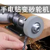 Taladro de Mano Convertido en Amoladora, Disco de Amolar, Piedra de Afilar, Herramienta para Amolar y Pulir Metal, Broca Pequeña para Amolar para el Hogar