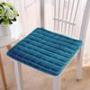 Cojín de felpa antideslizante acolchado de franela de invierno para silla, cojín de oficina, coche, sofá, restaurante, cojín de color sólido, venta al por mayor