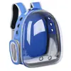 Bolsa transparente para animais de estimação para viagens ao ar livre, bolsa portátil para gatos, bolsa para animais de estimação com cápsula espacial de grande capacidade e dupla alça, mochila versátil para gatos