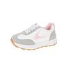 Sapatos de Treino Moral Novos de Primavera e Outono para Crianças, Casuais, Modernos, Versáteis, com Cadarço, Tênis Infantis, Sola Macia, Antiderrapante, Respirável, Sapatos Esportivos
