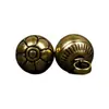 Botões de Placa Sólida de Latão Vintage para Qipao e Traje Tang Estilo Chinês, com Padrões Gravados de Nuvem e Crisântemo, Acessórios Hanfu Feitos à Mão Atacado