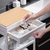 Carro de salón de belleza al por mayor, herramienta multifuncional para decoración de uñas con cajón, gabinete de almacenamiento giratorio, estante de cocina