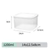 Cajón de Verduras para Refrigerador, Cajón de Frutas y Verduras, Cajón para Carne Fresca, Caja de Almacenamiento para Refrigerador, Caja Sellada, Caja de Almacenamiento para Camping