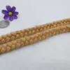 Corda Trançada de Lã com 1,2 cm de Largura Feita à Mão com 18 Fios Pequenos de Corda Acessórios de Decoração para Roupas DIY 1m Frete Grátis