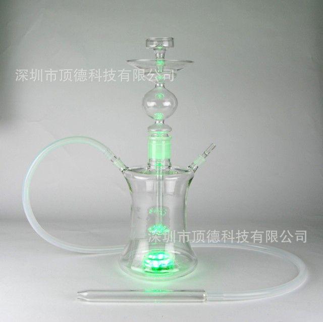 shisha led light base in green