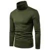 Transfronterizo 2024 otoño e invierno nueva camiseta de manga larga para hombre moda costura cuello alto base de terciopelo para hombre una generación de pelo