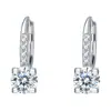 Rueda de la Fortuna Spot Fábrica Mayorista Pendientes de Plata de Ley S925 con Circonita para Mujer Diseño de Moda de Lujo Ligero de Nicho Estilo de Venta Caliente Transfronteriza