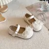 Zapatos de Encaje con Flores para Niñas Estilo Nuevo Primavera y Otoño 2026 Zapatos de Princesa de Moda Zapatos Planos Elegantes para Bebé