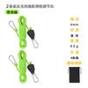 Cuerda de Amarre de Bloqueo Automático para Camping Cuerda de Tracción Hebilla de Tensado Cuerda de Toldo para Exteriores Tensor de Cuerda de Carpa Cuerda a Prueba de Viento Ajustable Automáticamente