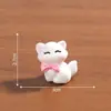Figuritas de resina en miniatura de gatos lindos para decoración DIY, accesorios para escritorios e interiores de automóviles