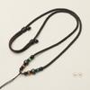 Cordão para pingente 3mm colar atacado corda para pingente incrustado sândalo de prata não importa cartão pingente de jade com corda ajustável