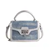 Fábrica de Origen Canguro Barney Moda Versátil Simple Retro Clásico Estilo Bolso de Hombro Nicho Venta al por Mayor Dropshipping